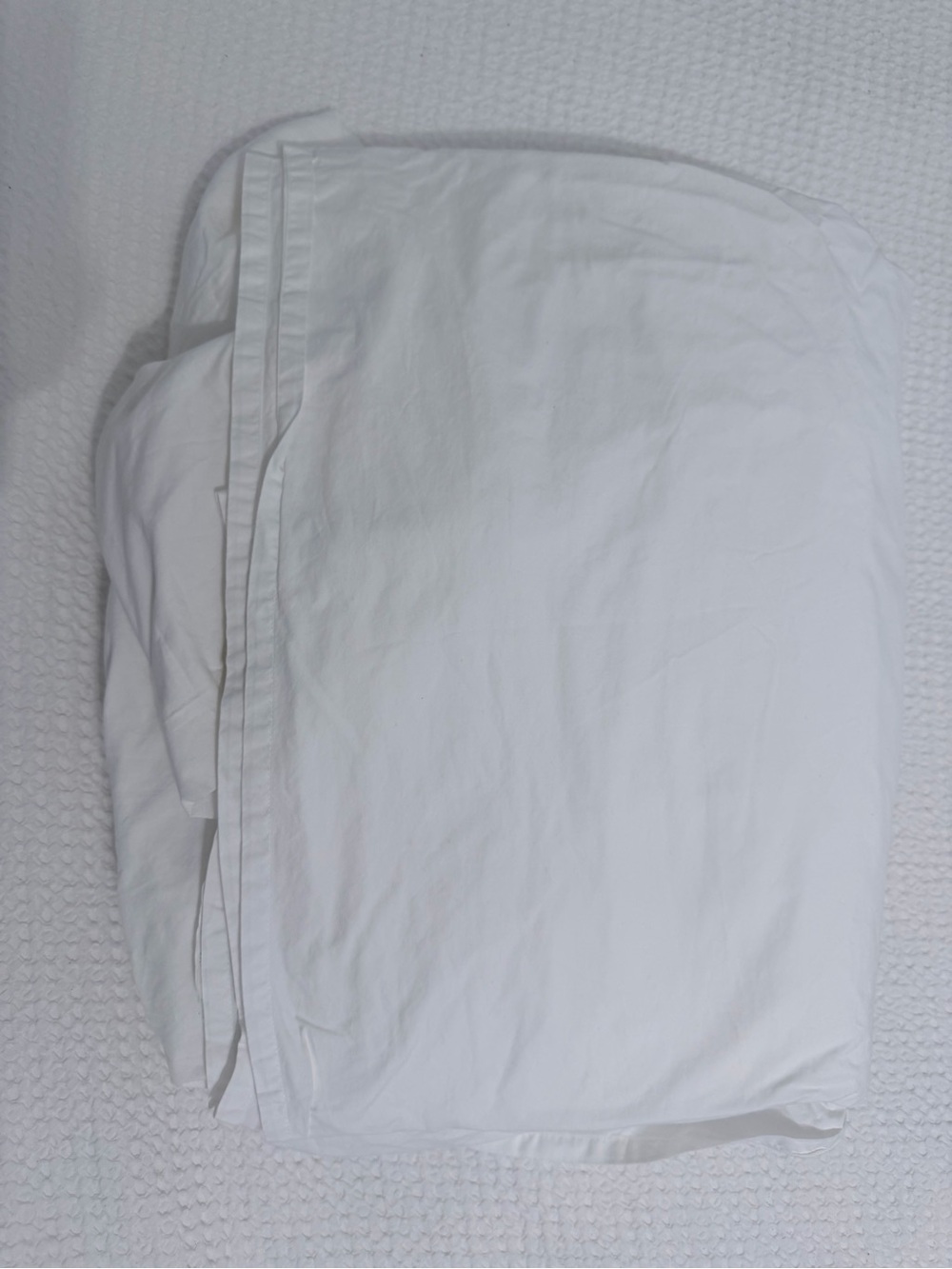 Quince Fitted & Flat sheet - white, 100% organic cotton